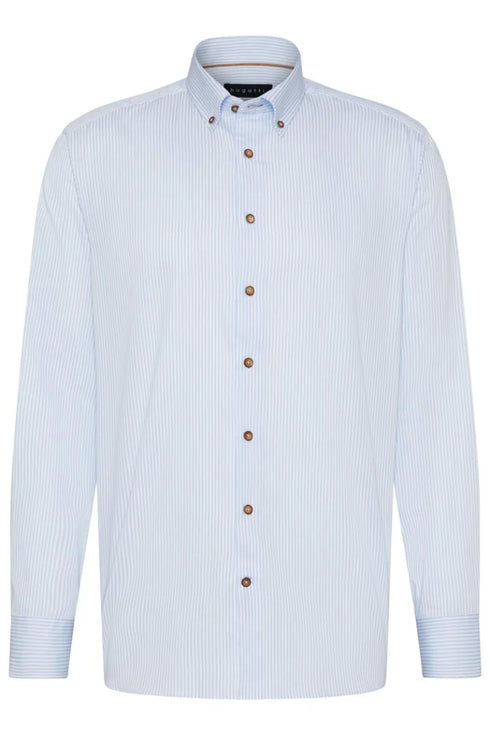 Bugatti B/D L/S Casual Shirt Blue/White